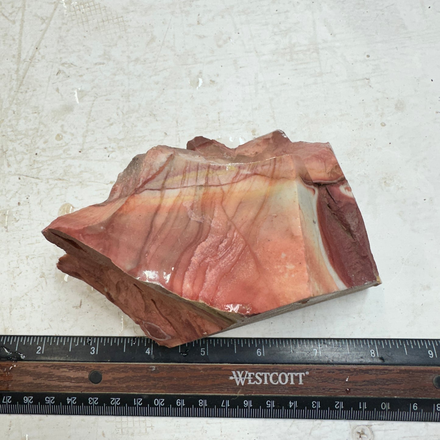 WINDY MOUNTAIN JASPER Faced Rough - 1.66 Pounds