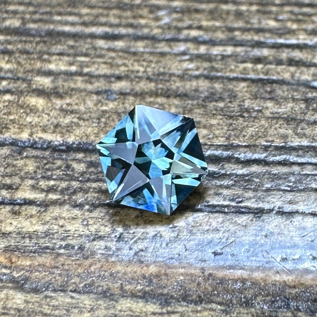 0.61ct Montana Sapphire Faceted Stone SA034