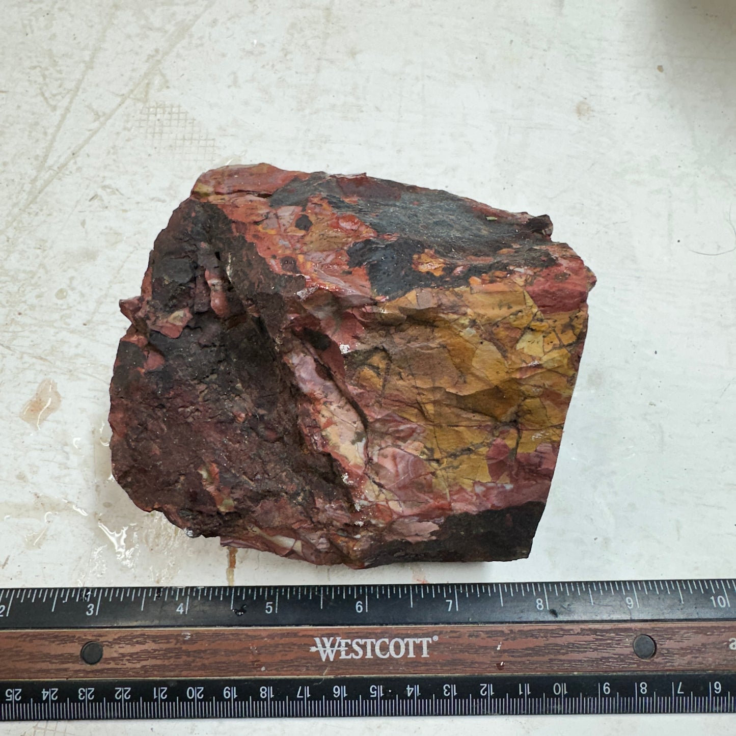 MESCALERO JASPER Faced Rough - 2.61 Pounds