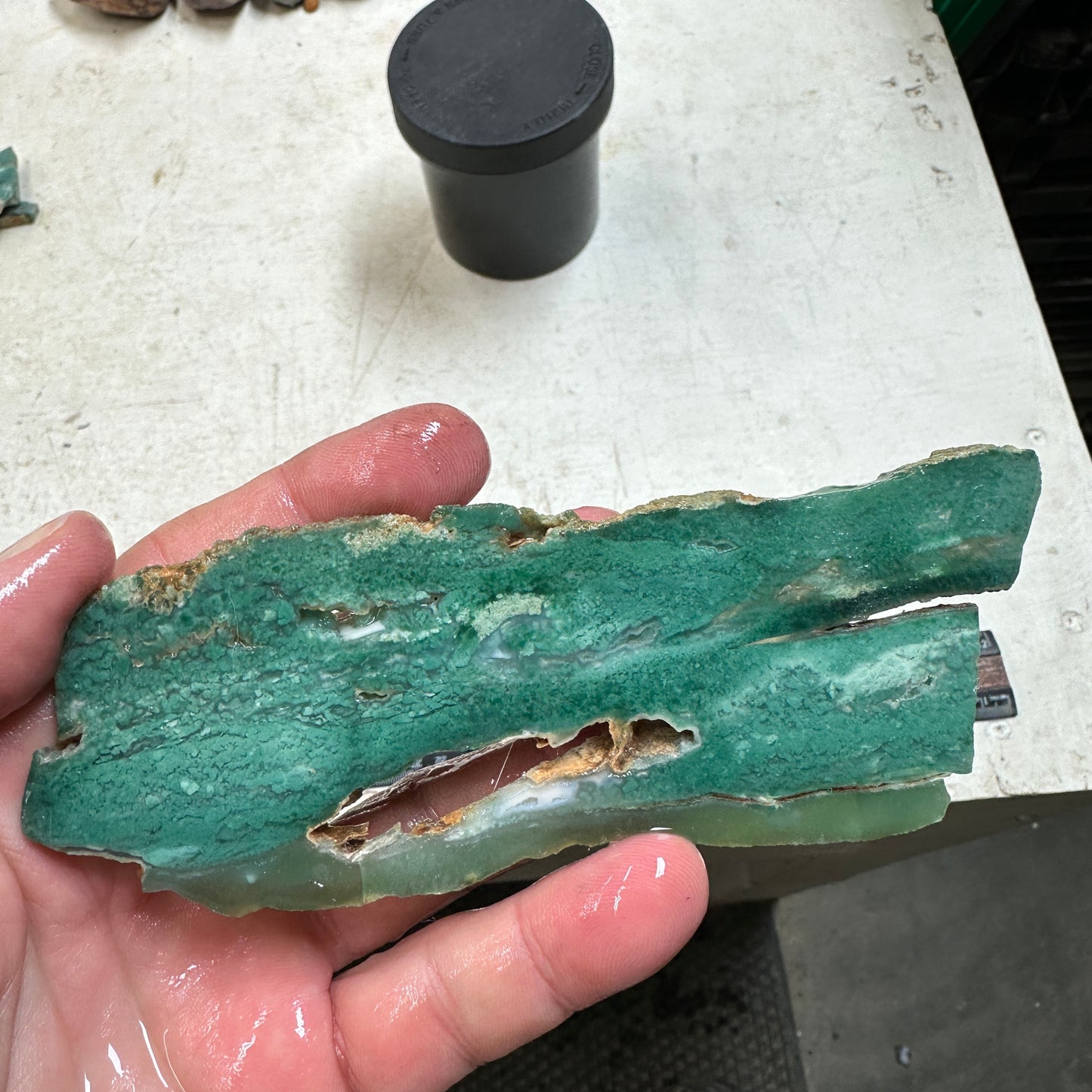 CHROME CHALCEDONY Slab - 90 grams