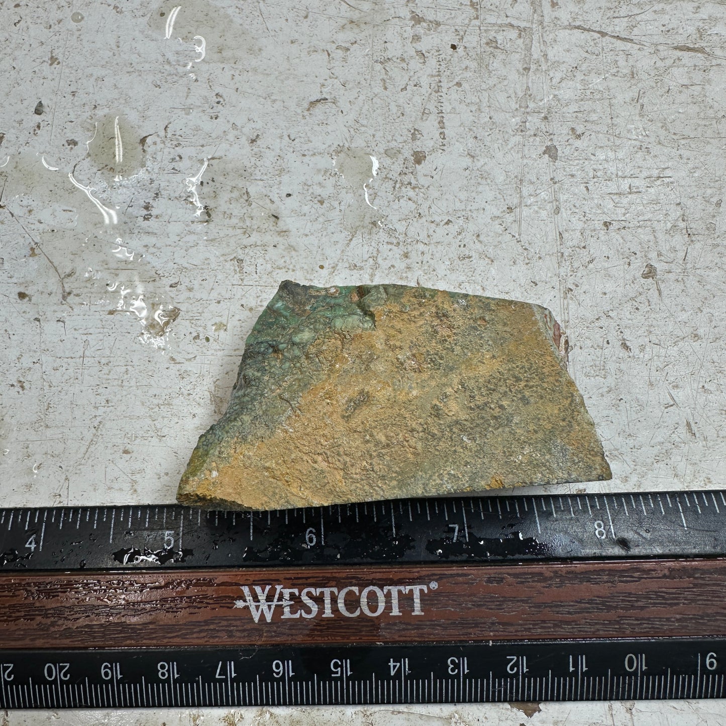 AUSTRALIAN VARISCITE Faced Rough - 102.4 grams