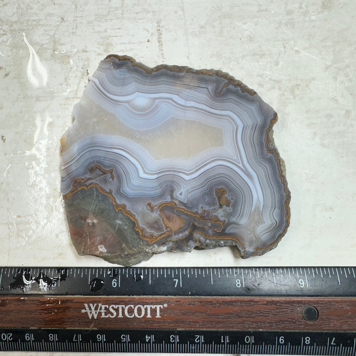 MOROCCAN SHADOW AGATE Slab - 115 grams