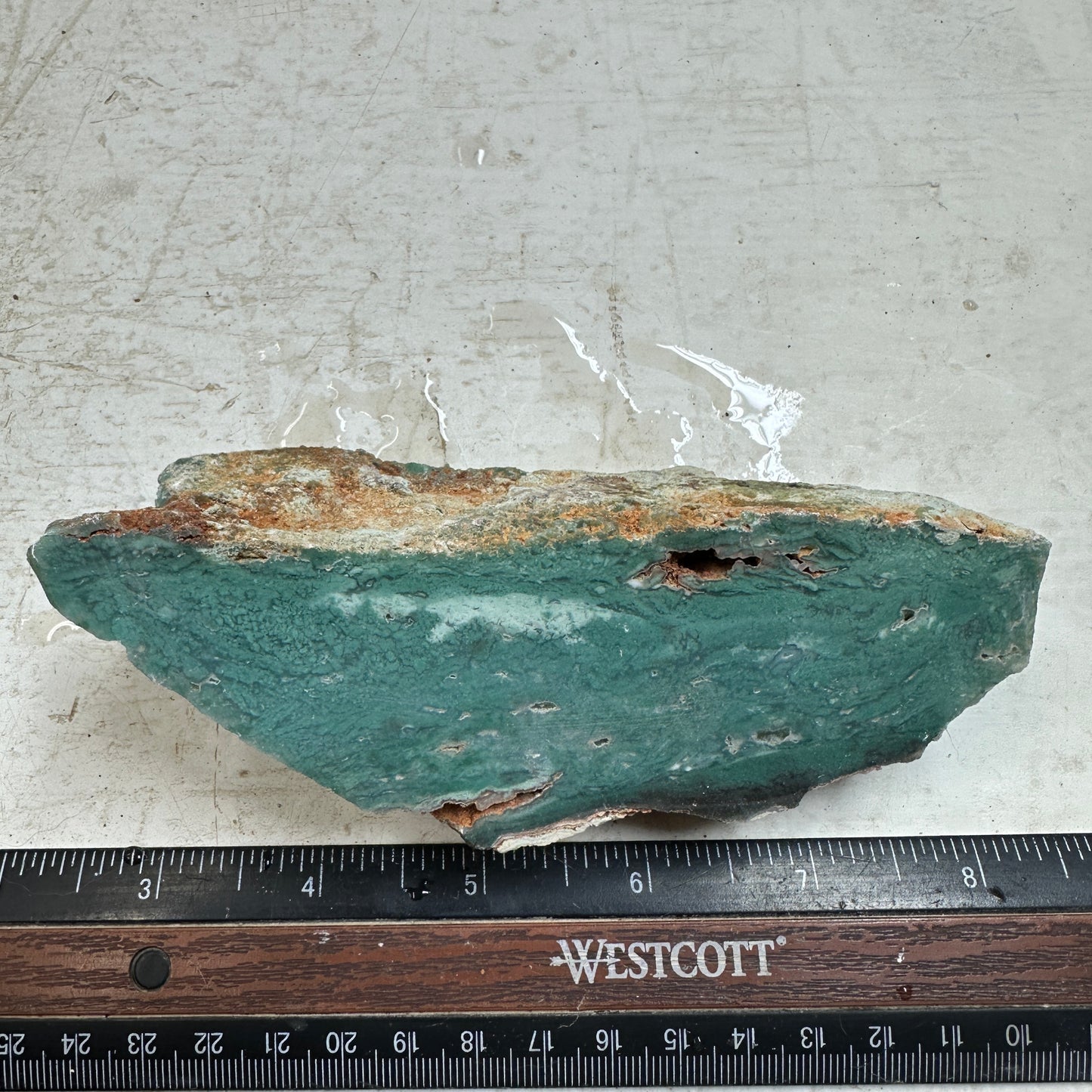 CHROME CHALCEDONY Faced Rough - 0.78 Pounds