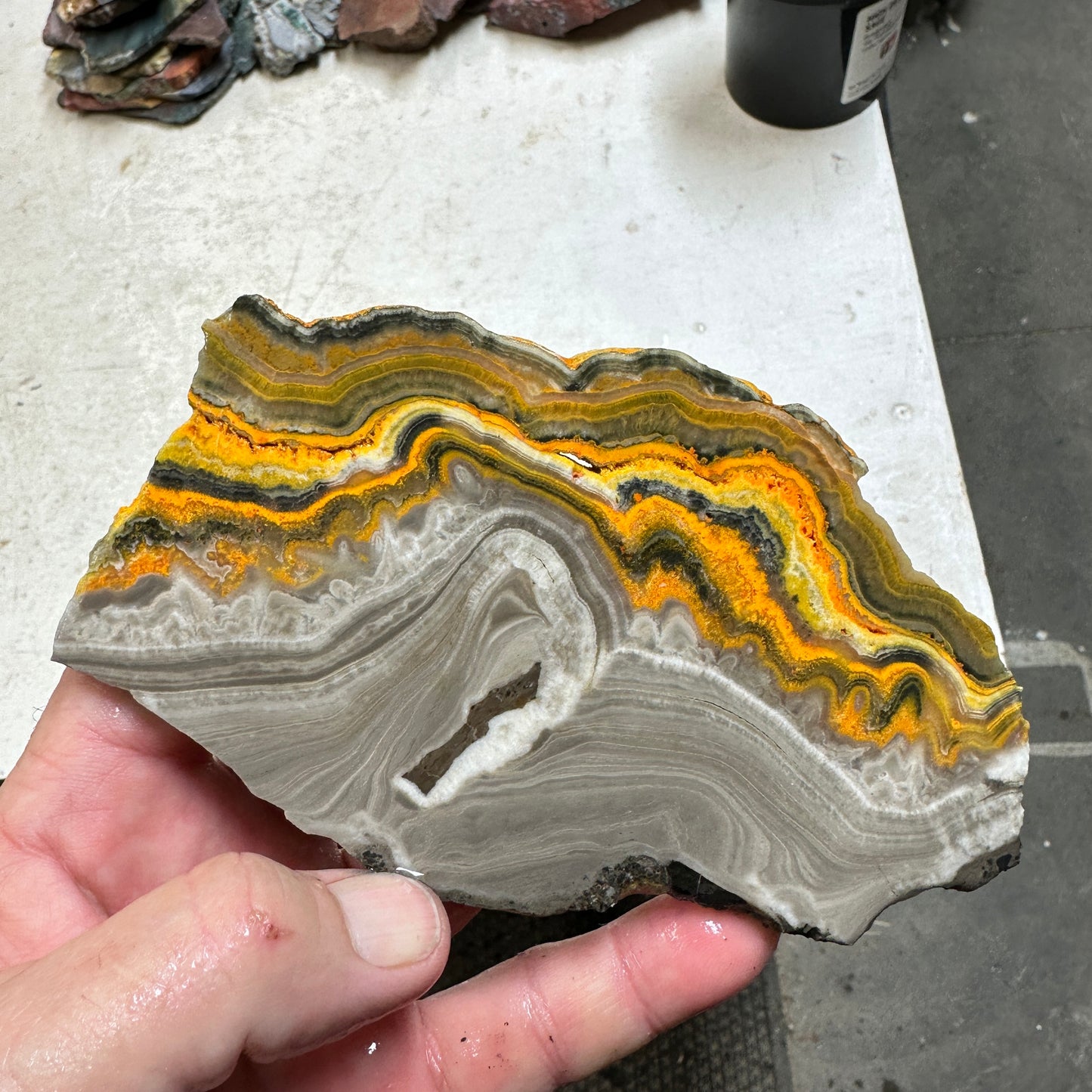 BUMBLEBEE ONYX Slab - 177 grams