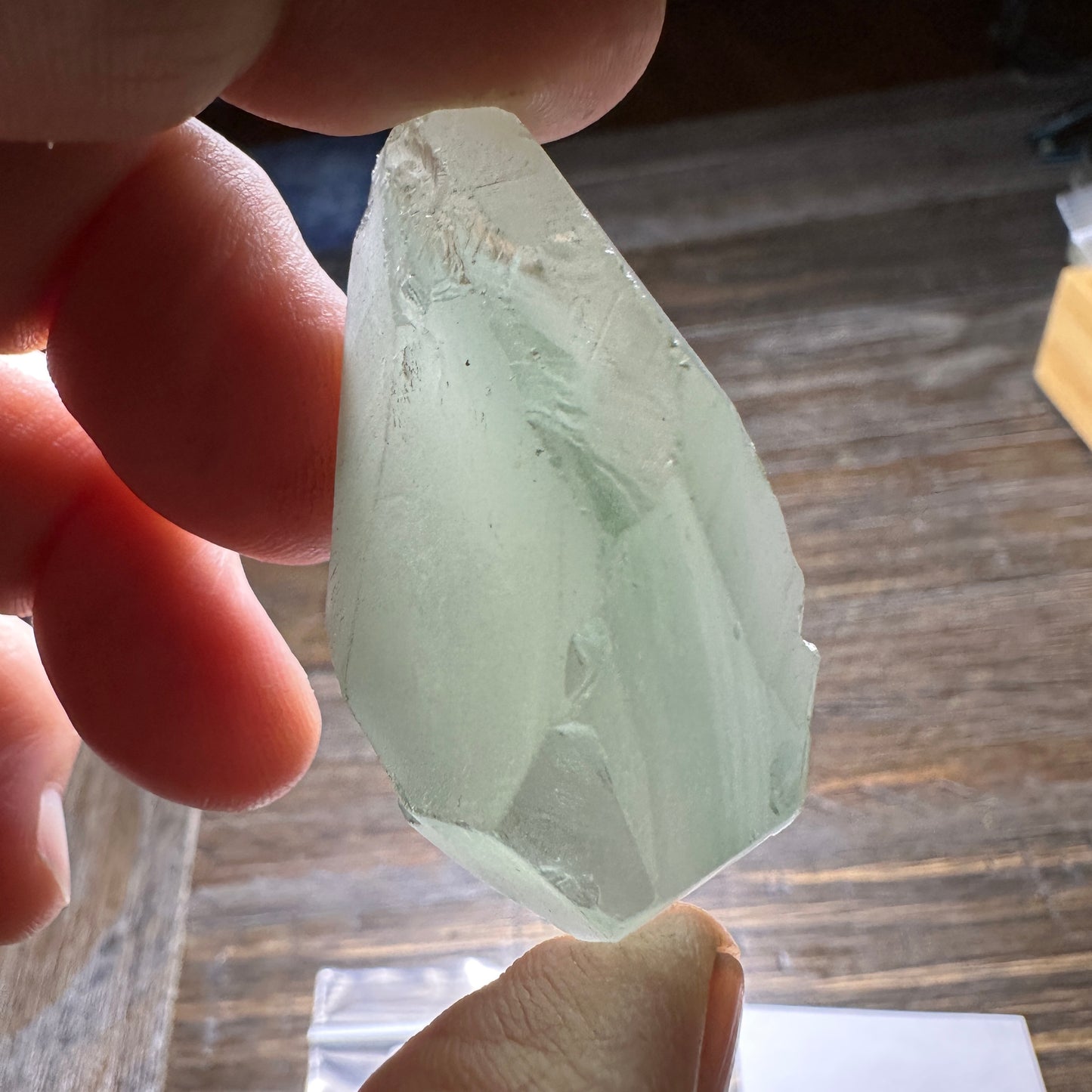 188.4ct PRASIOLITE QUARTZ Facet Rough