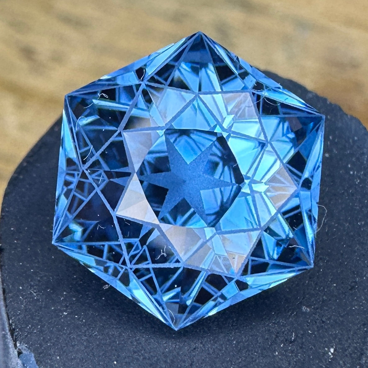 'Just Another Star Cut' Hexagon Faceting Design