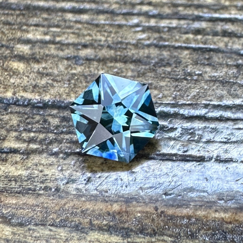 0.61ct Montana Sapphire Faceted Stone SA034