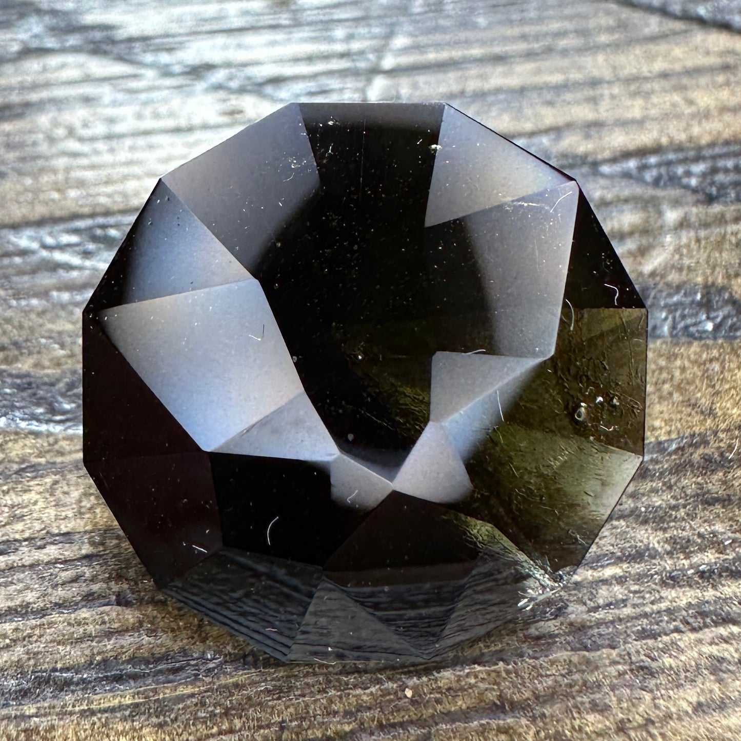 12.4ct MOLDAVITE Faceted Stone MLD001