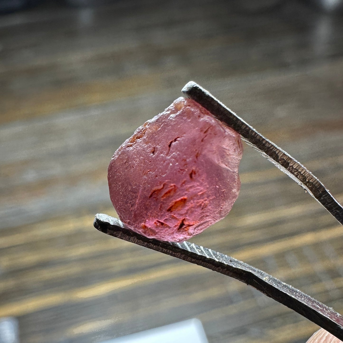 4.57ct MALAYA GARNET Facet Rough