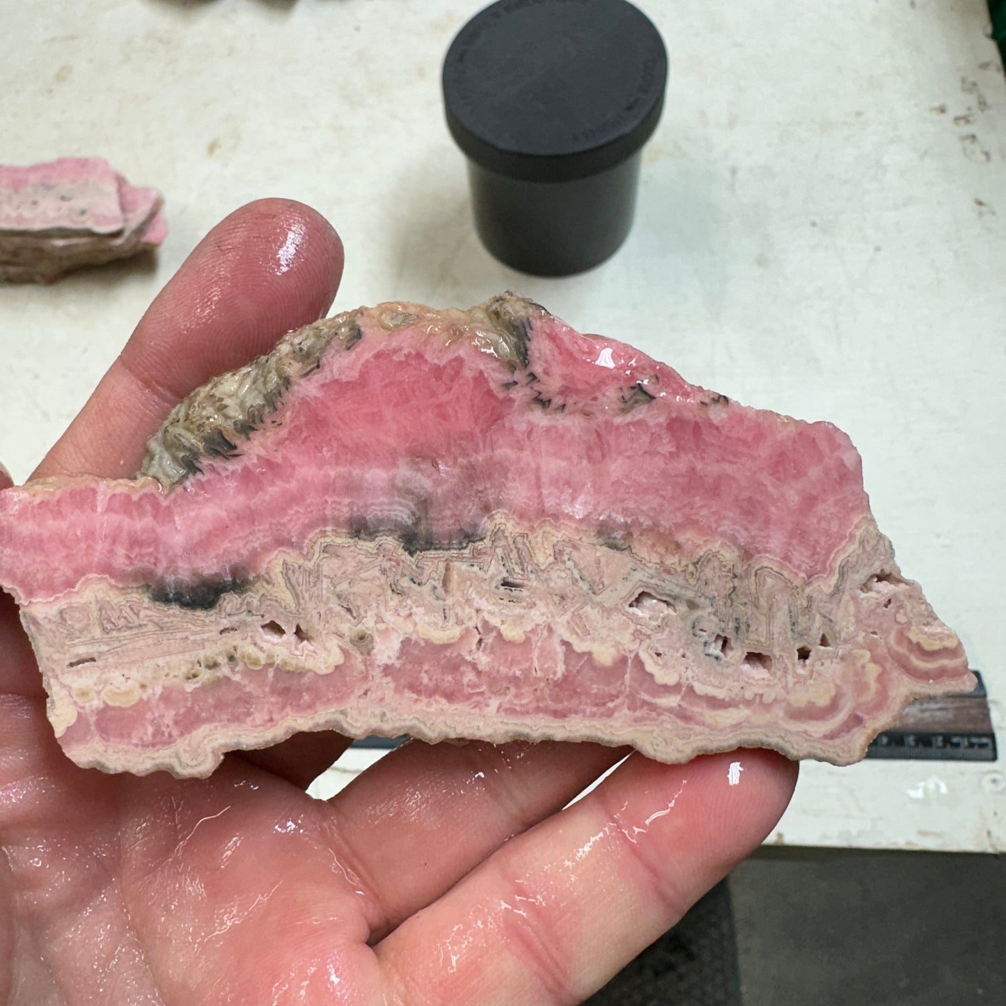 Argentina RHODOCHROSITE Slab - 118 grams