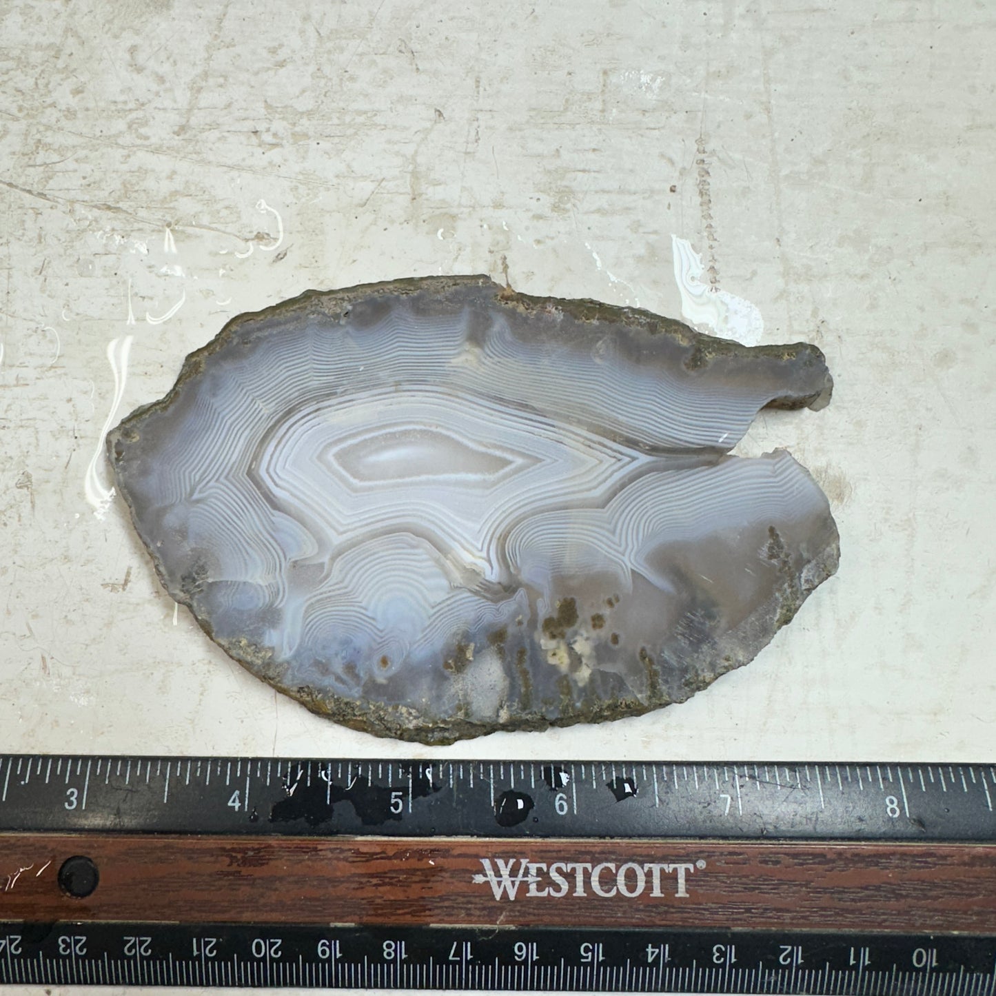 MOROCCAN SHADOW AGATE Slab - 106 grams