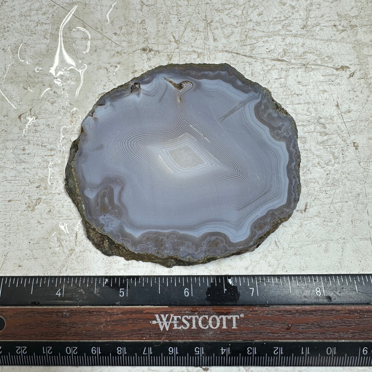 MOROCCAN SHADOW AGATE Slab - 96 grams