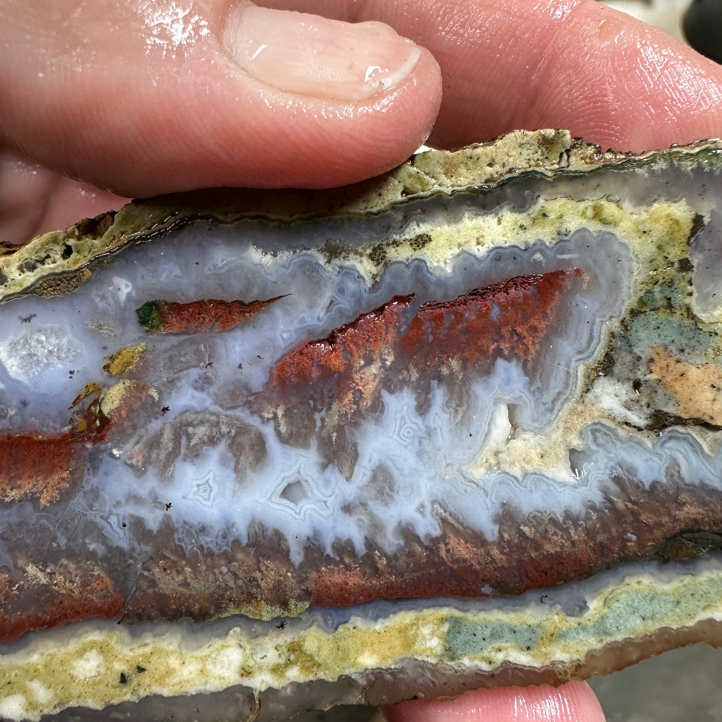 ECHO RIDGE AGATE Slab - 120 grams