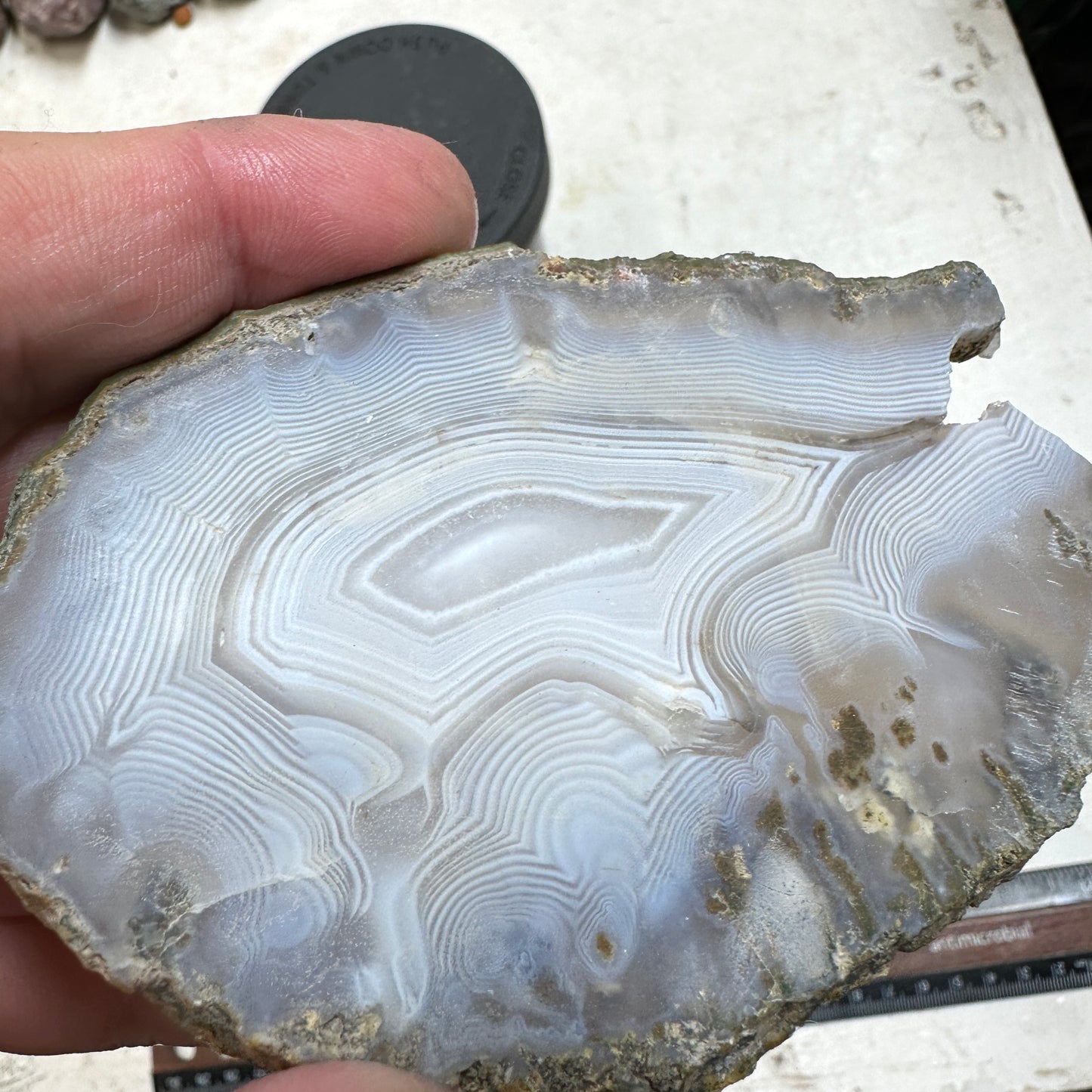 MOROCCAN SHADOW AGATE Slab - 106 grams