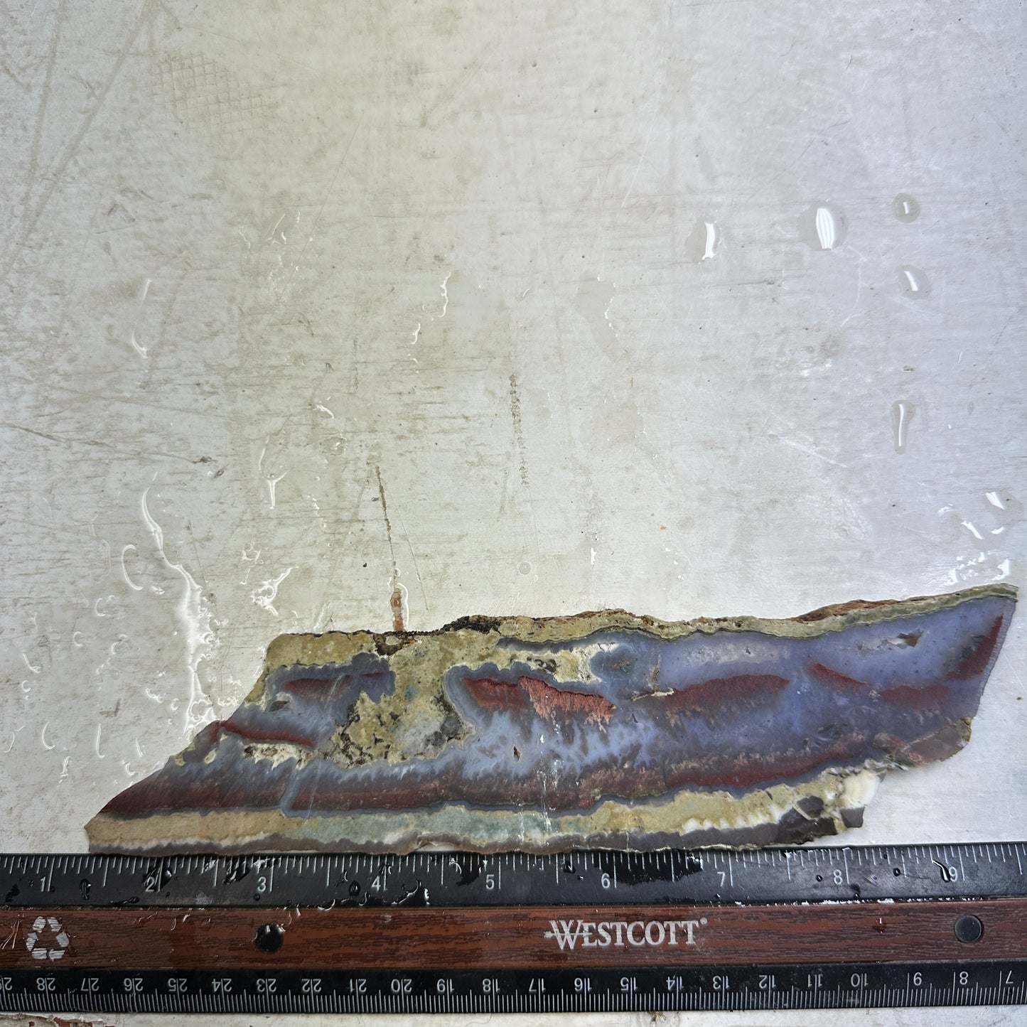 ECHO RIDGE AGATE Slab - 120 grams