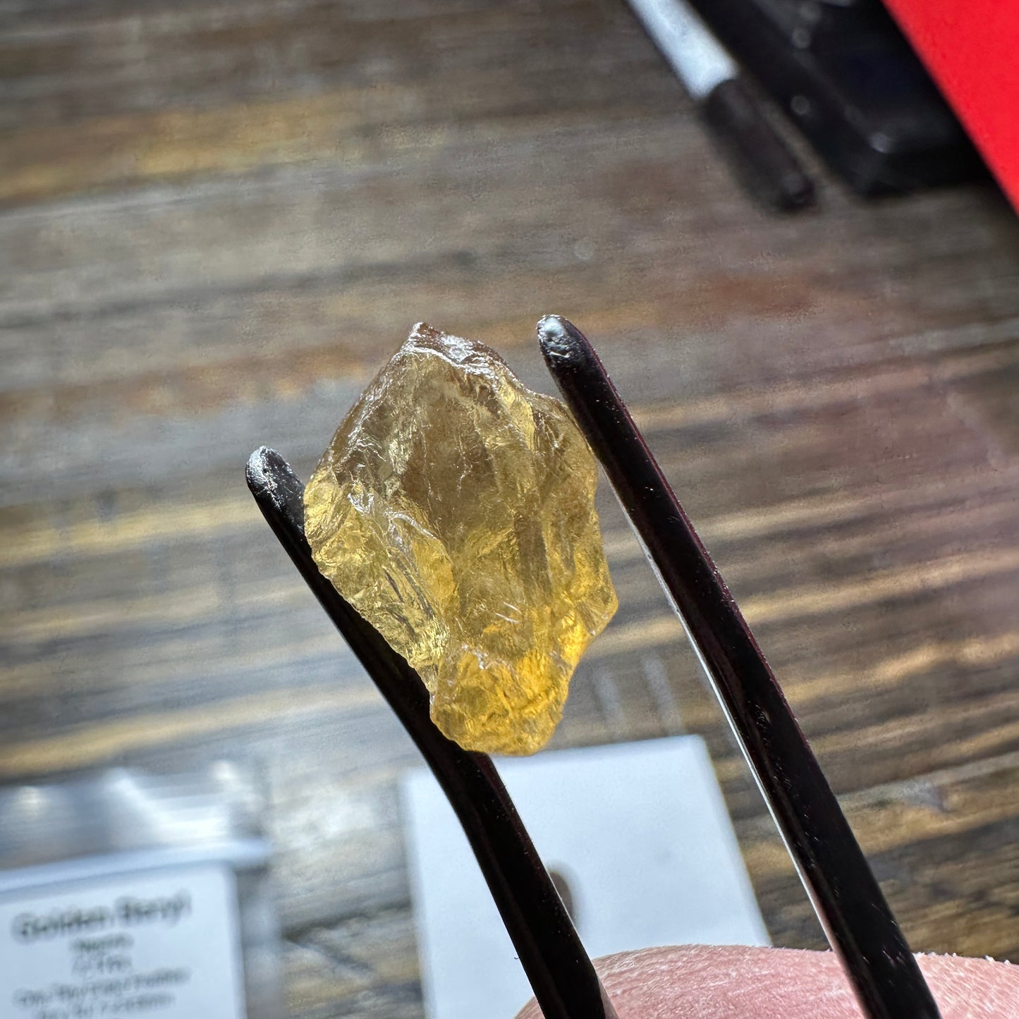 7.17ct GOLDEN BERYL Facet Rough