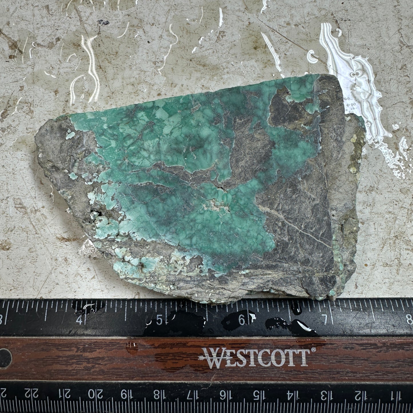 BROKEN ARROW VARISCITE Trimmed Rough Slab - 169 grams