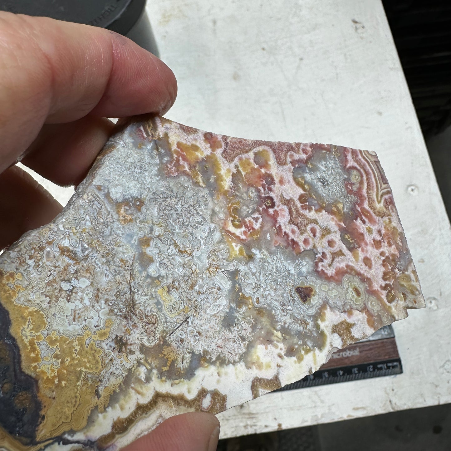 CRAZY LACE AGATE Slab - 169 grams