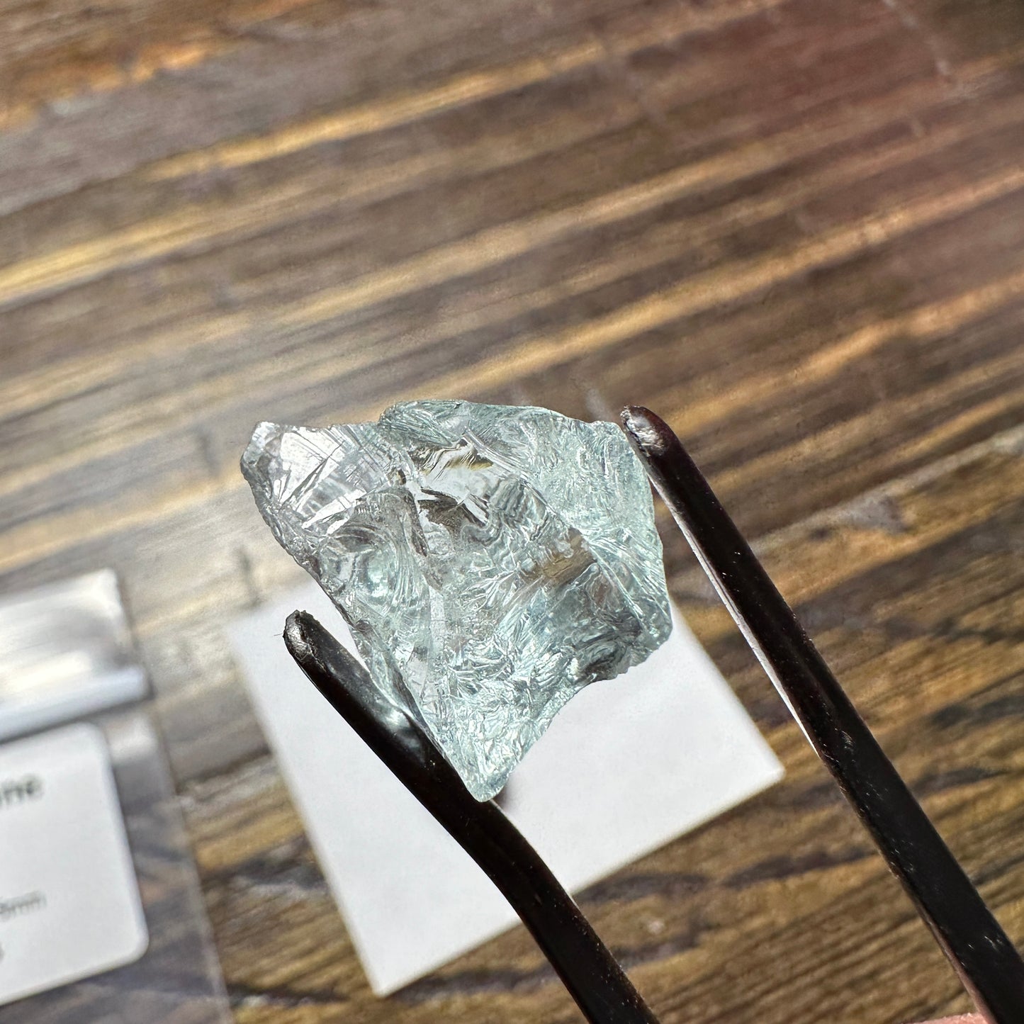 11.58ct AQUAMARINE BERYL Facet Rough