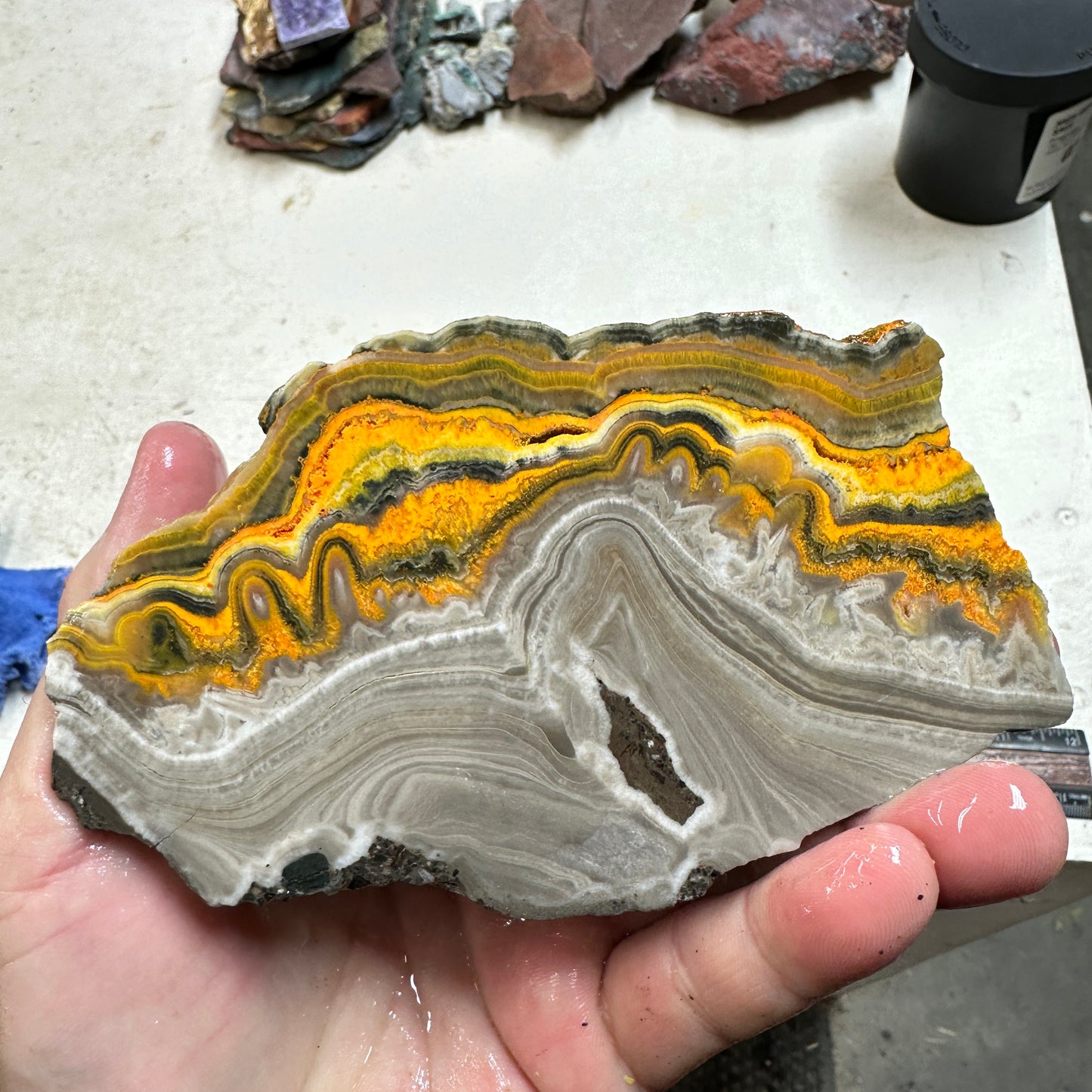 BUMBLEBEE ONYX Slab - 177 grams