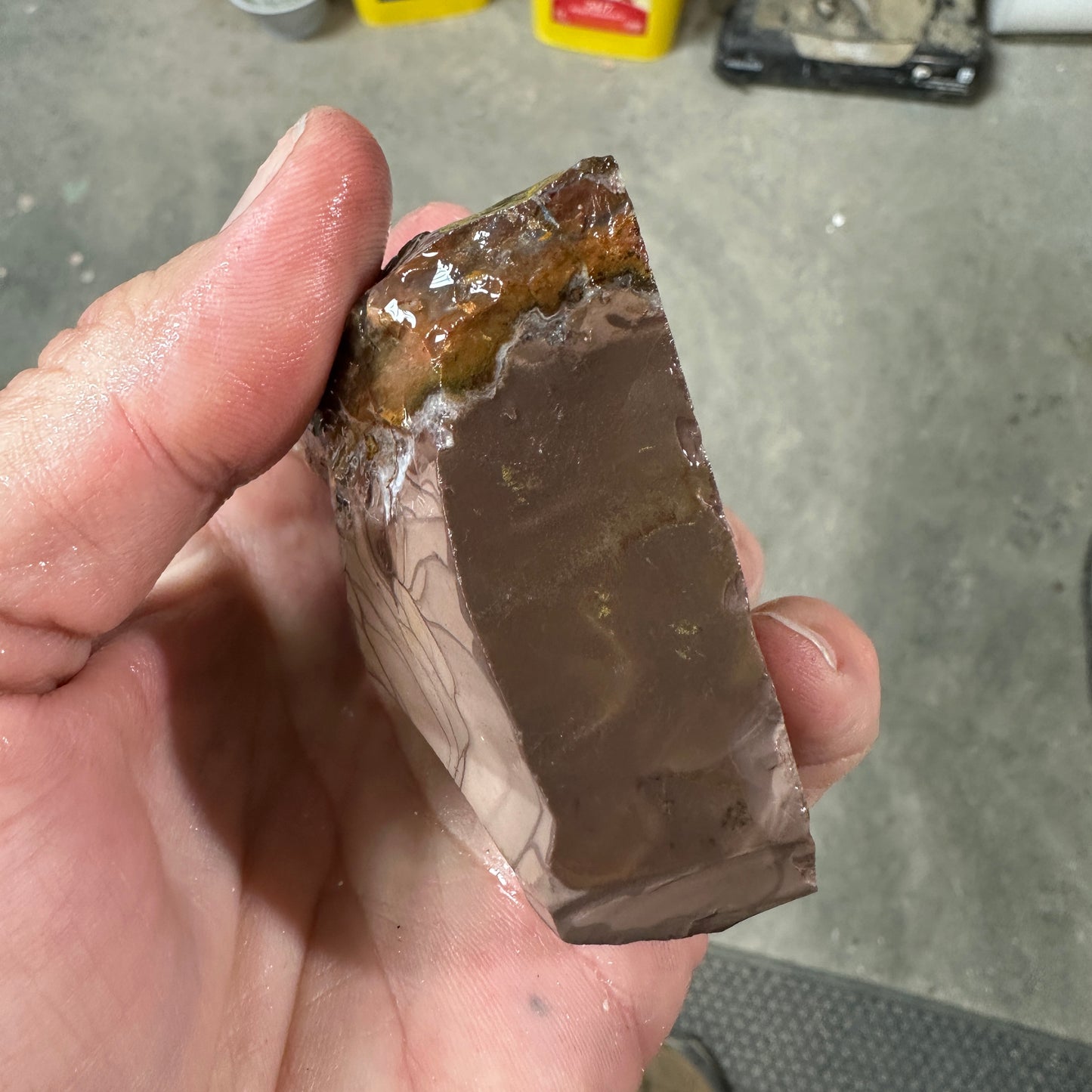 WILLOW CREEK JASPER Faced Rough - 0.67 Pounds