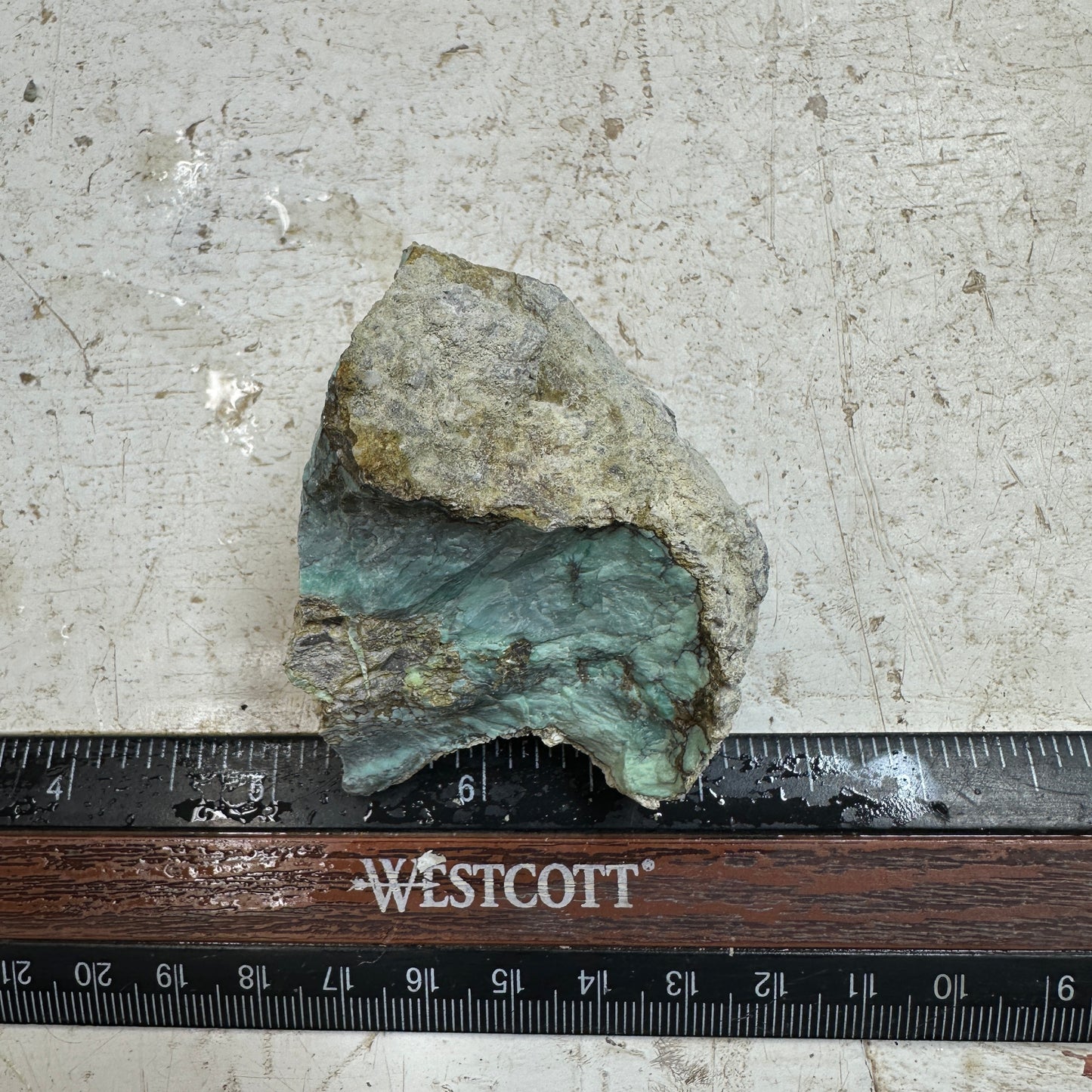 BROKEN ARROW VARISCITE Rough - 111.5 grams