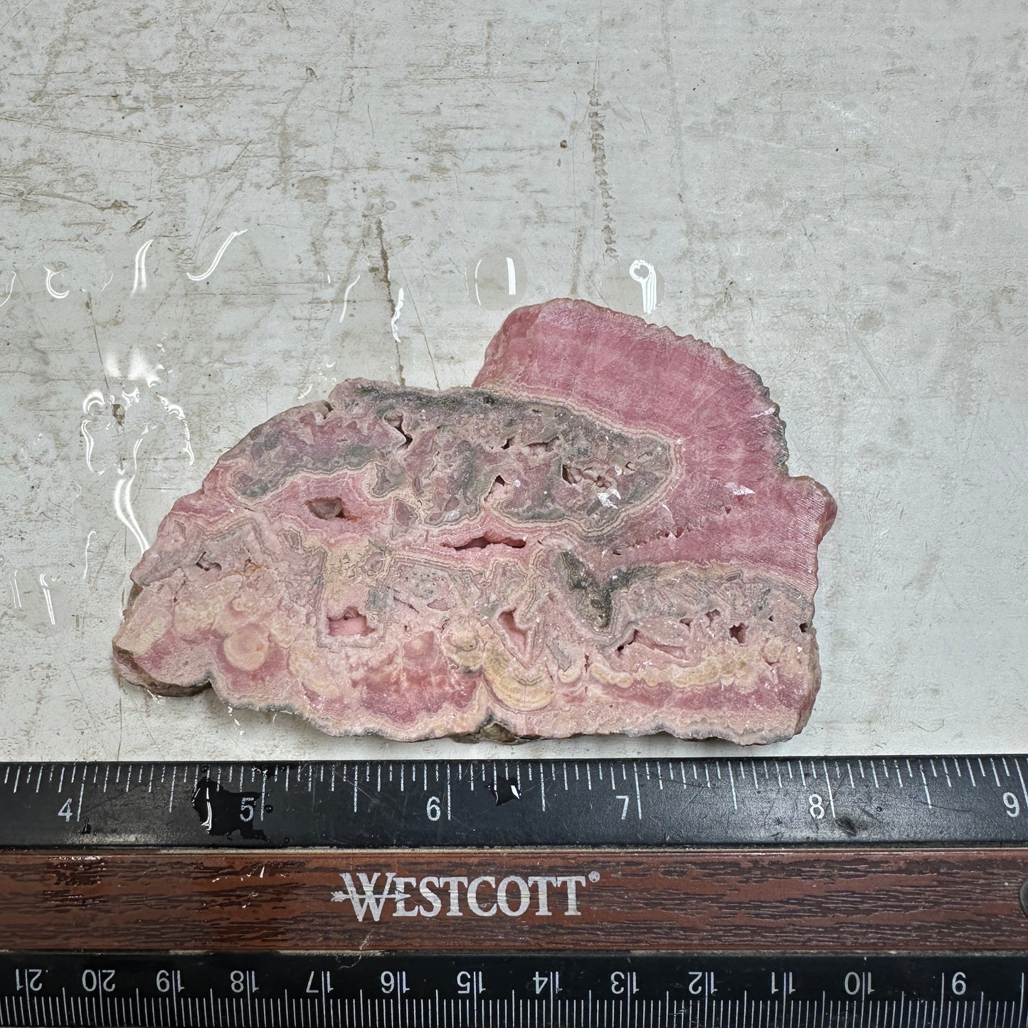 Argentina RHODOCHROSITE Slab - 111 grams