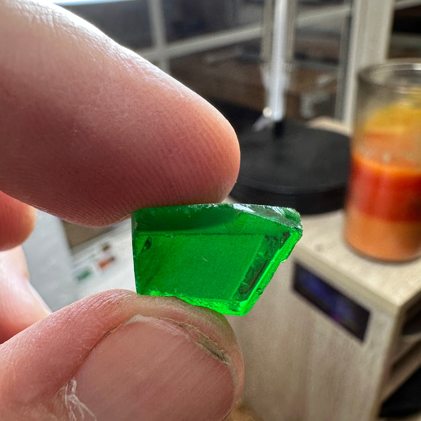 Green NANOSITAL Lab Created Facet Rough
