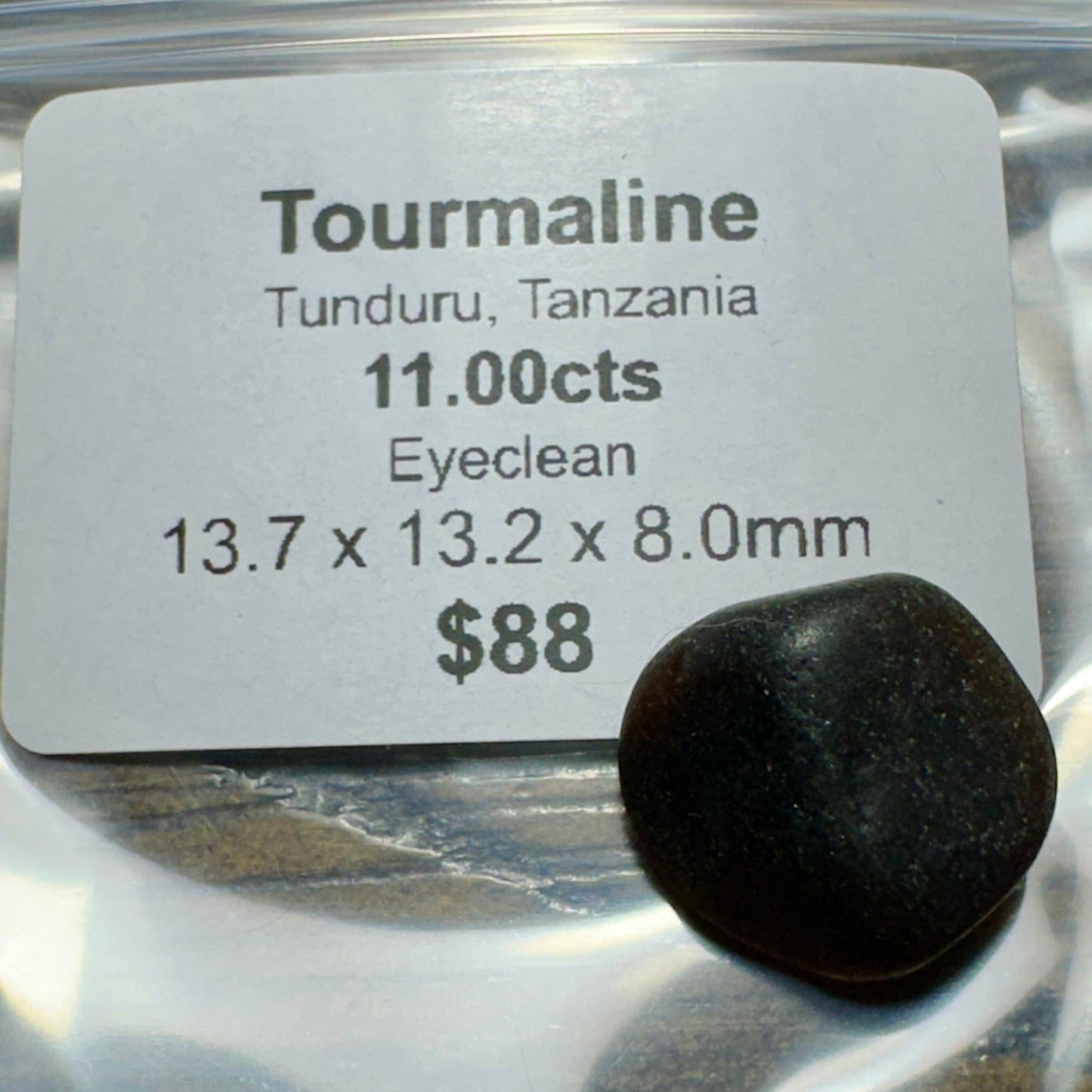 11.00ct Tunduru TOURMALINE Facet Rough