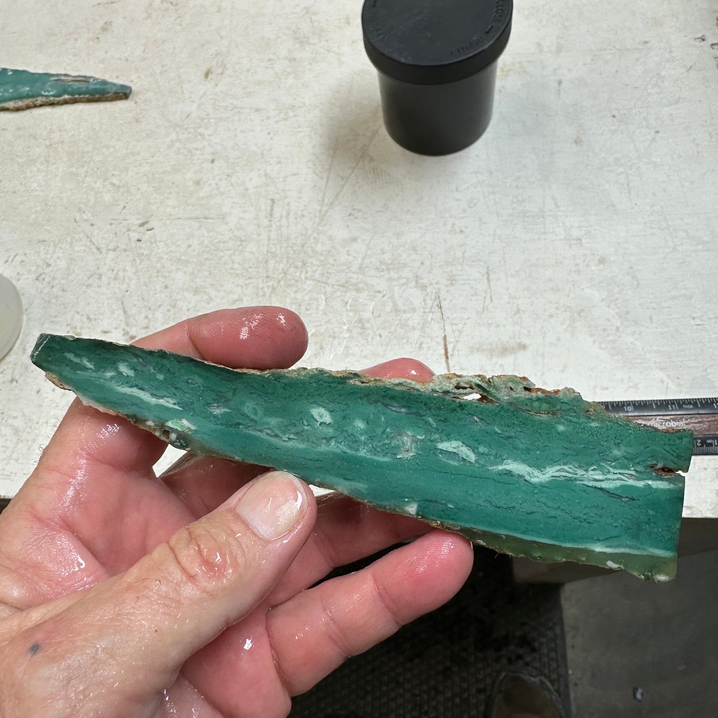CHROME CHALCEDONY Slab - 81 grams