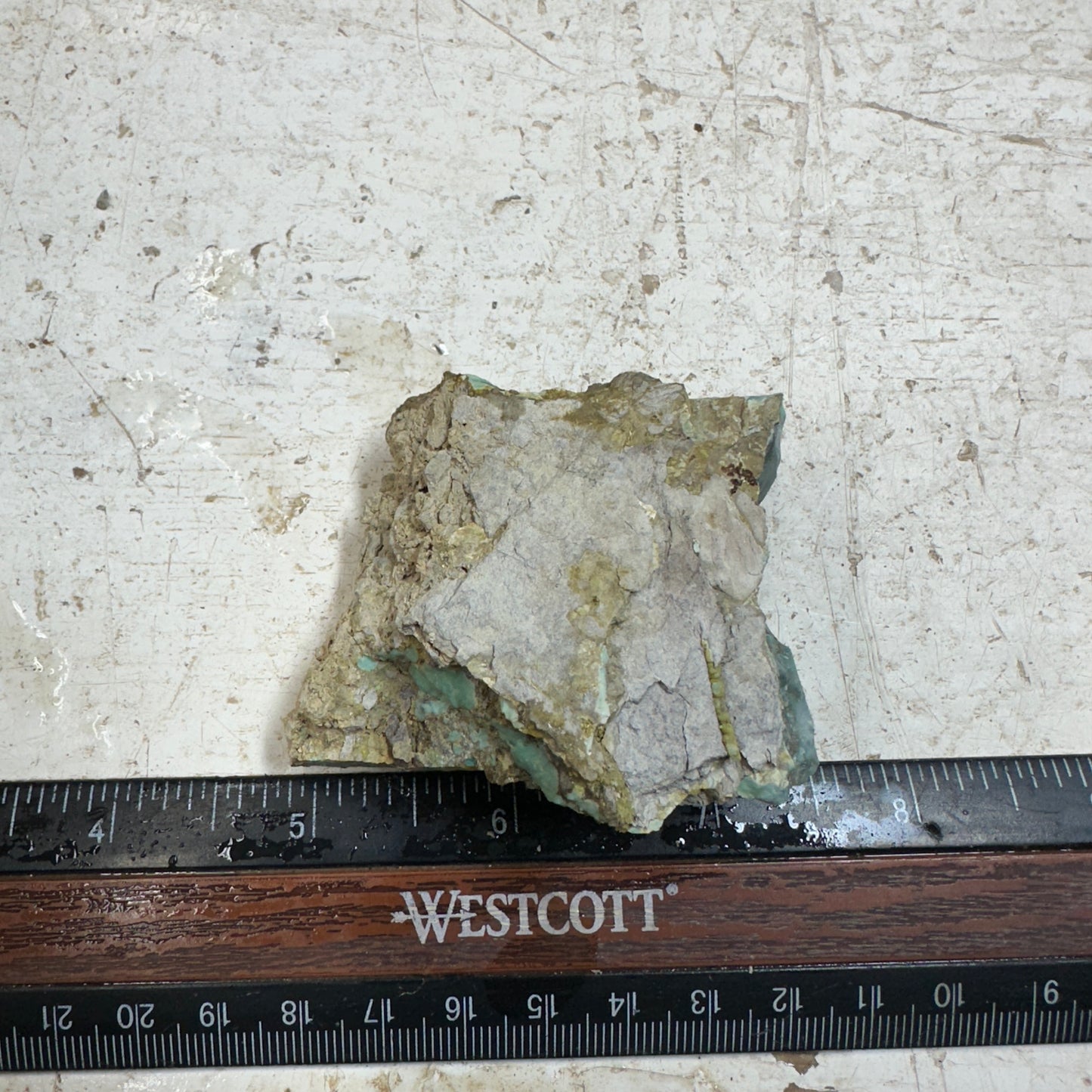 BROKEN ARROW VARISCITE Rough - 102.4 grams