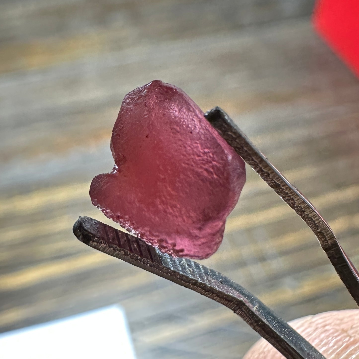 4.93ct MALAYA GARNET Facet Rough