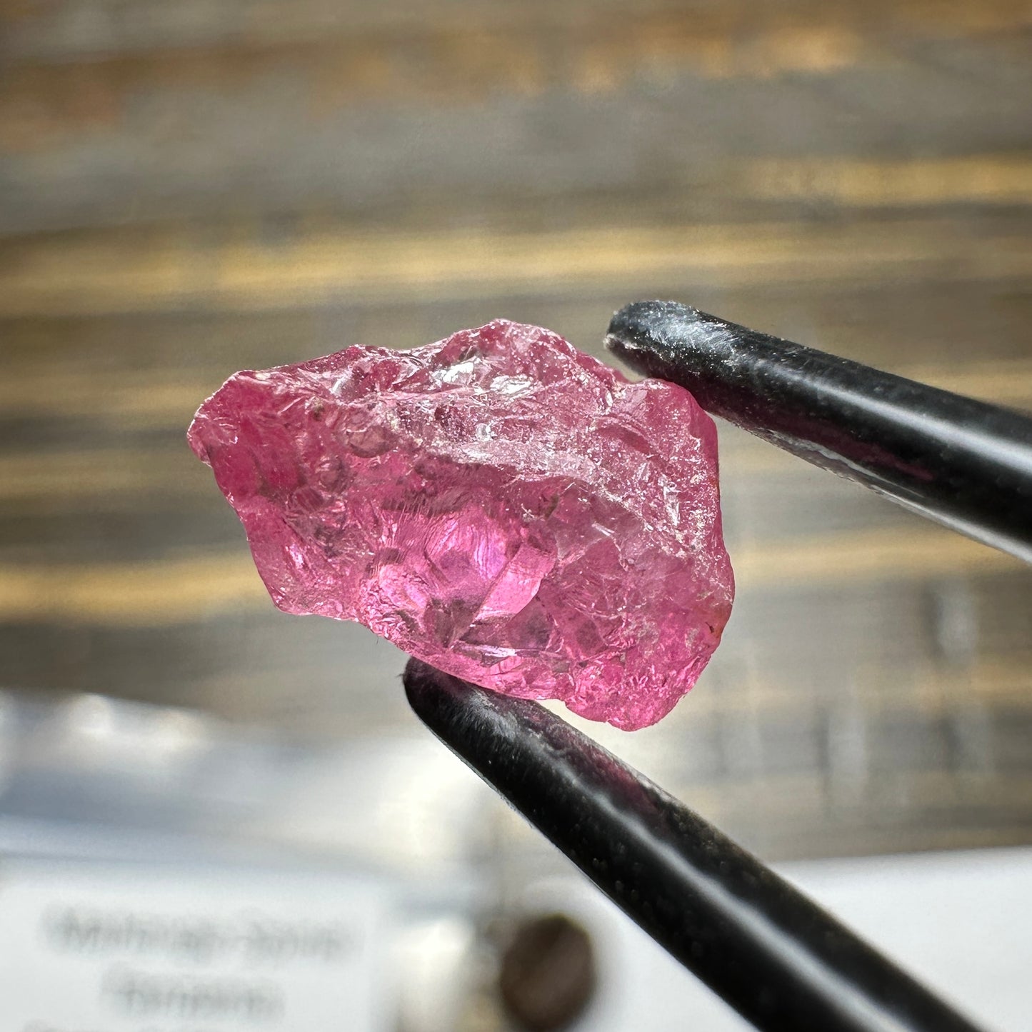 MAHENGE SPINEL 4pcs., 1.65g Facet Rough Parcel