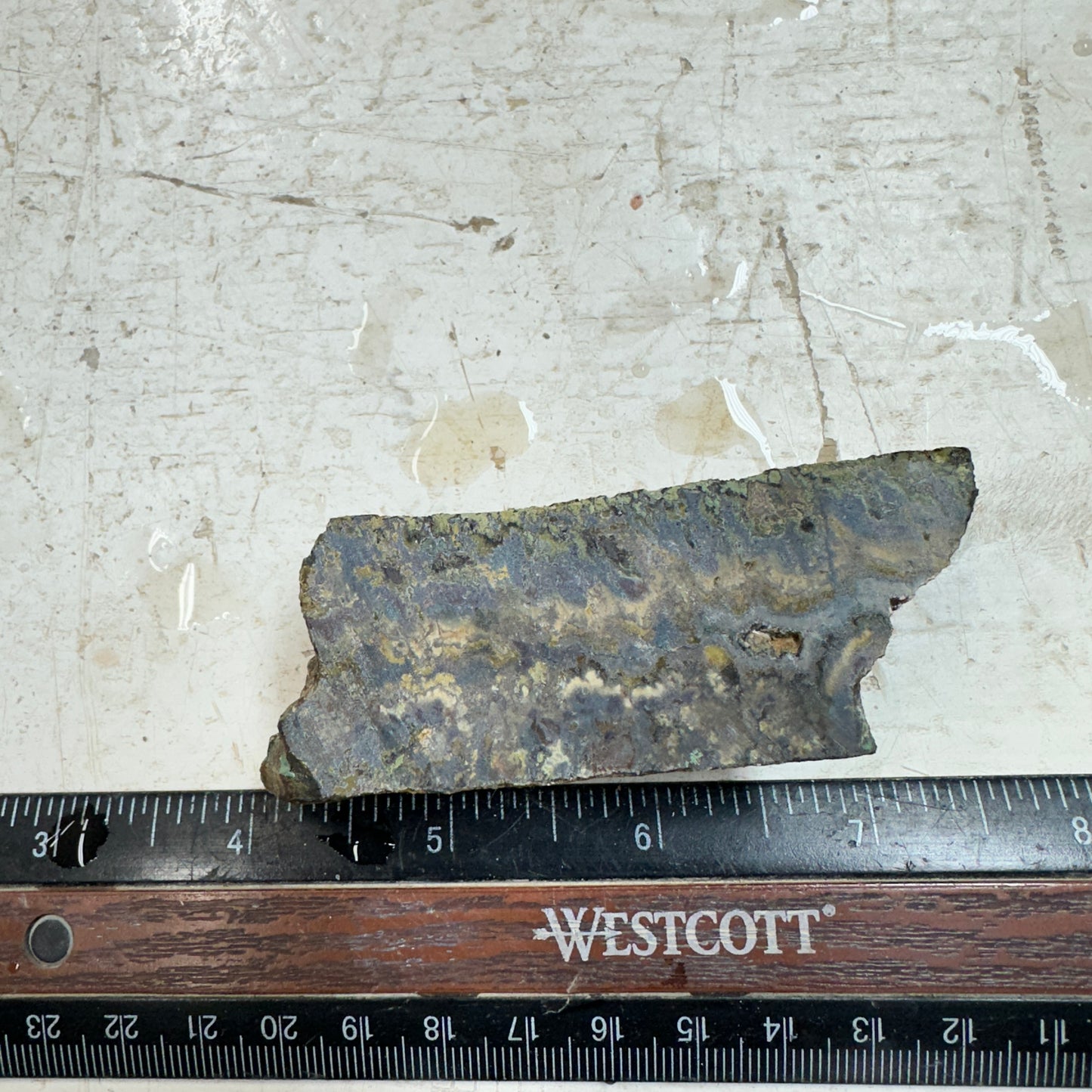 IDAHO WILDFIRE PLUME AGATE Faced Rough - 3.48oz