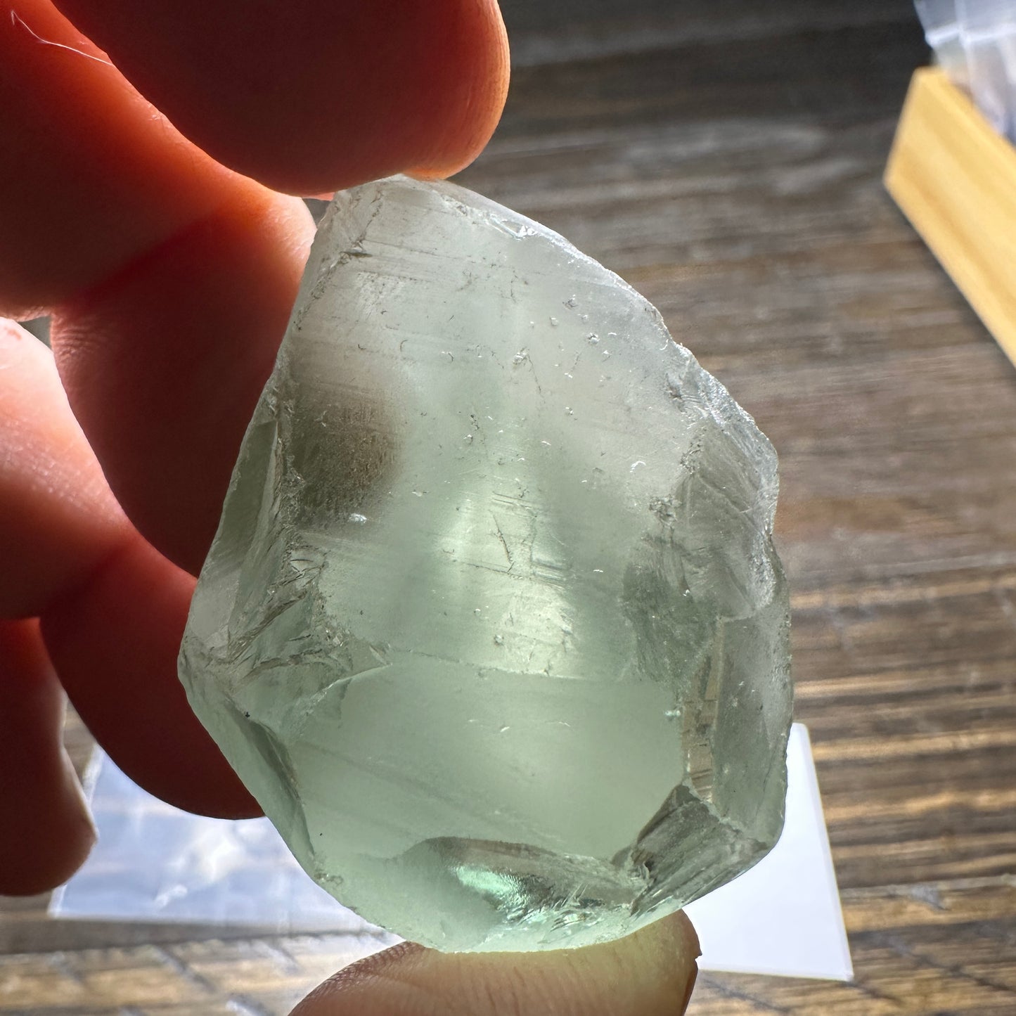 233.3ct PRASIOLITE QUARTZ Facet Rough