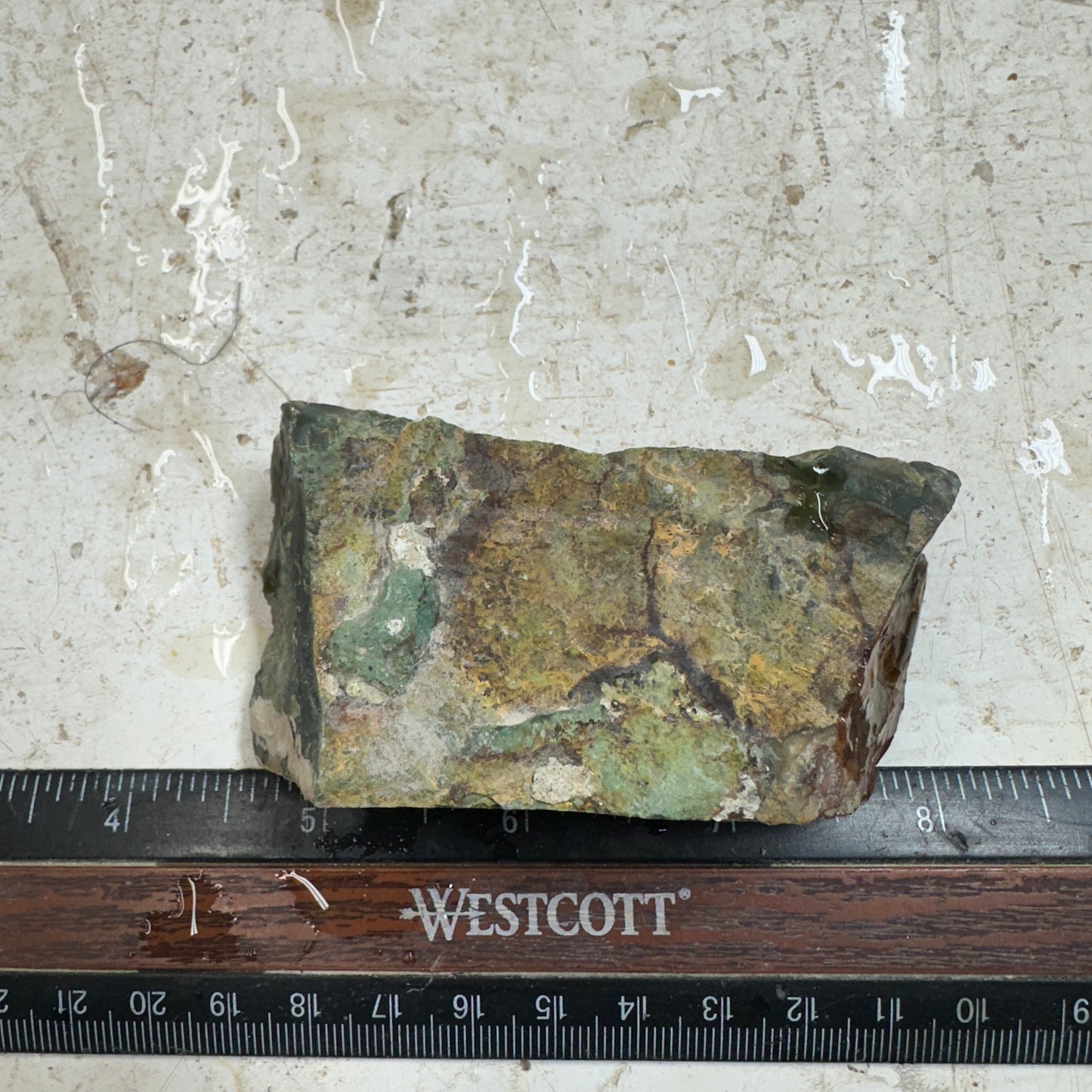 MORRISONITE JASPER Faced Rough - 0.40 Pounds