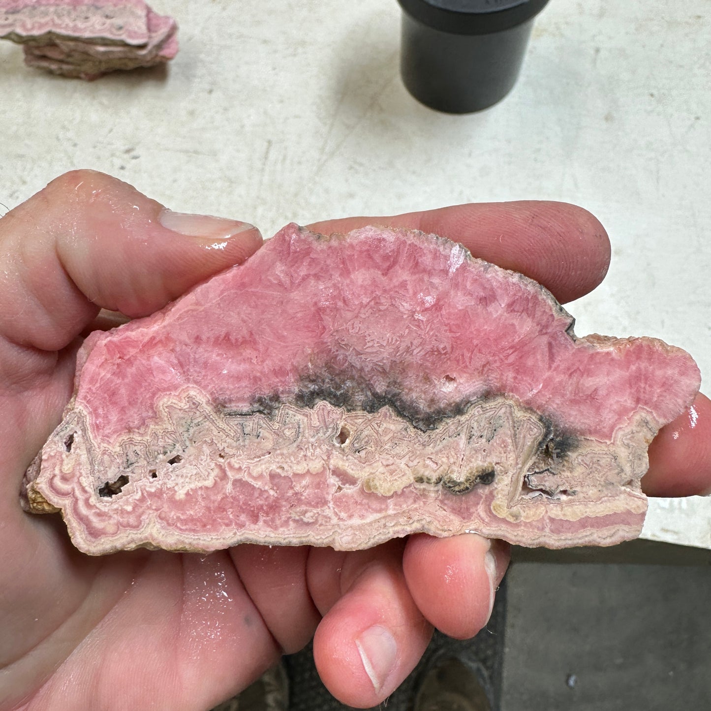 Argentina RHODOCHROSITE Slab - 118 grams
