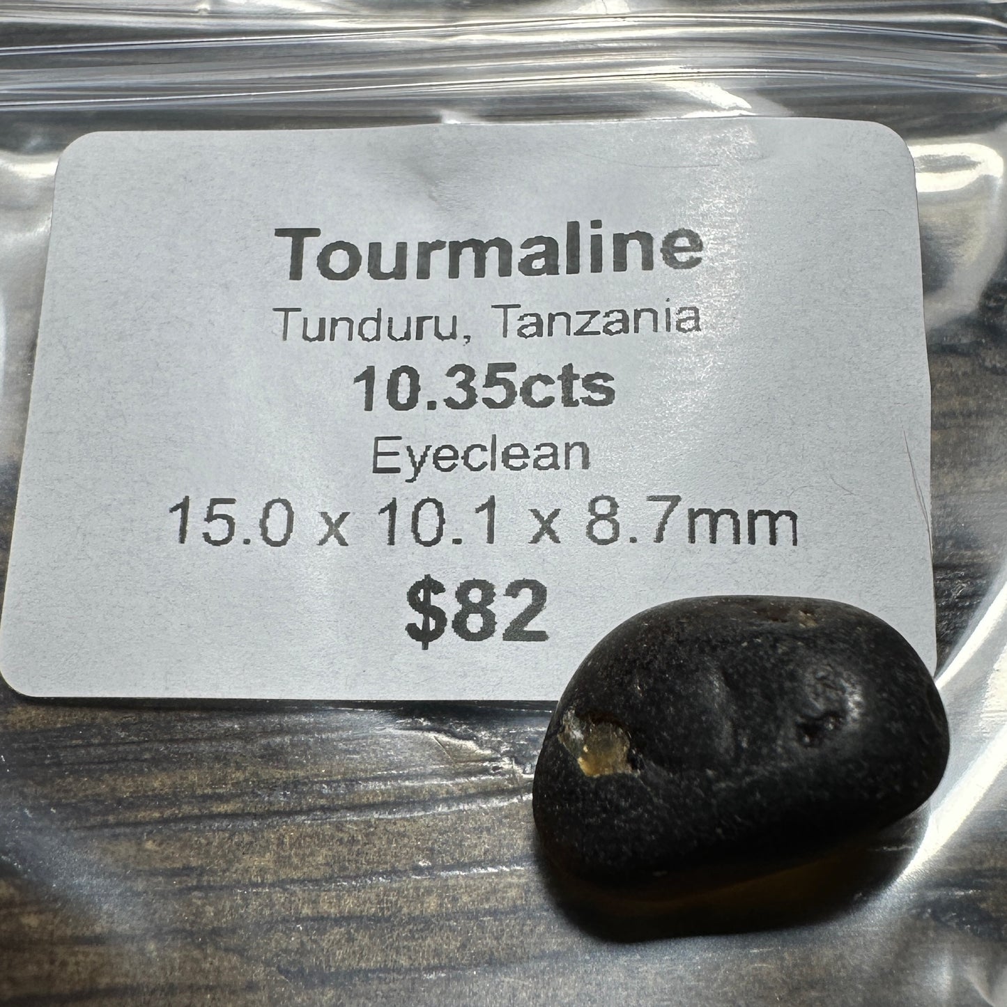 10.35ct Tunduru TOURMALINE Facet Rough