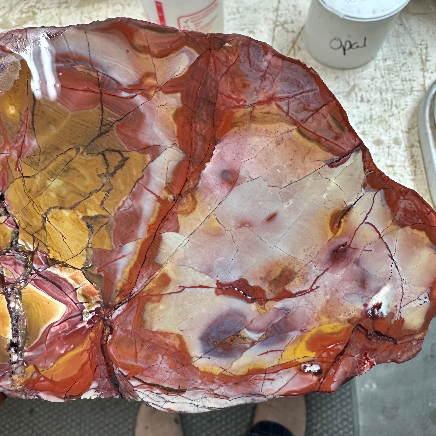MESCALERO JASPER Slab - 229 grams
