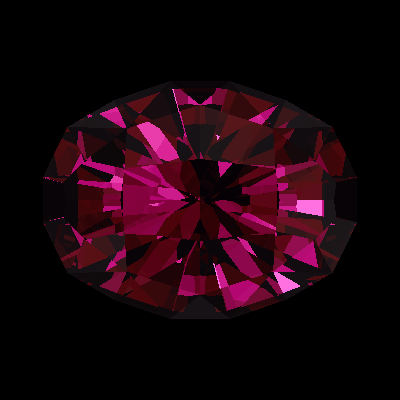 'Tanga Madness' Oval Cut Faceting Design