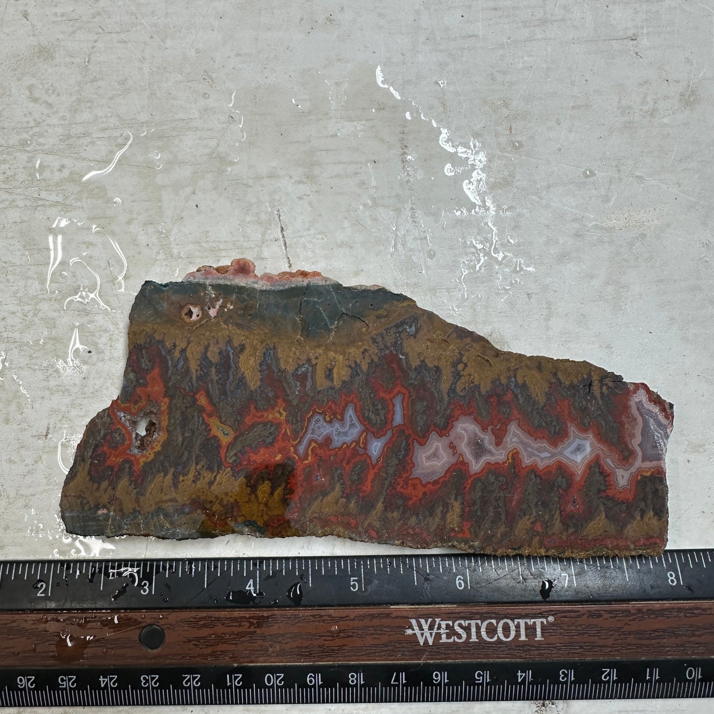 MOROCCAN SEAM AGATE Slab - 142 grams