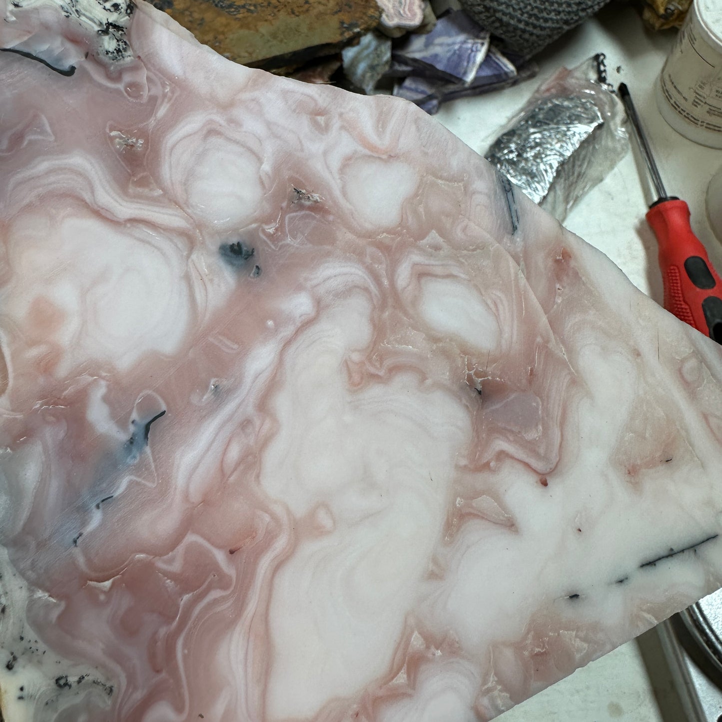 WINDY MOUNTAIN AGATE Slab - 382 grams