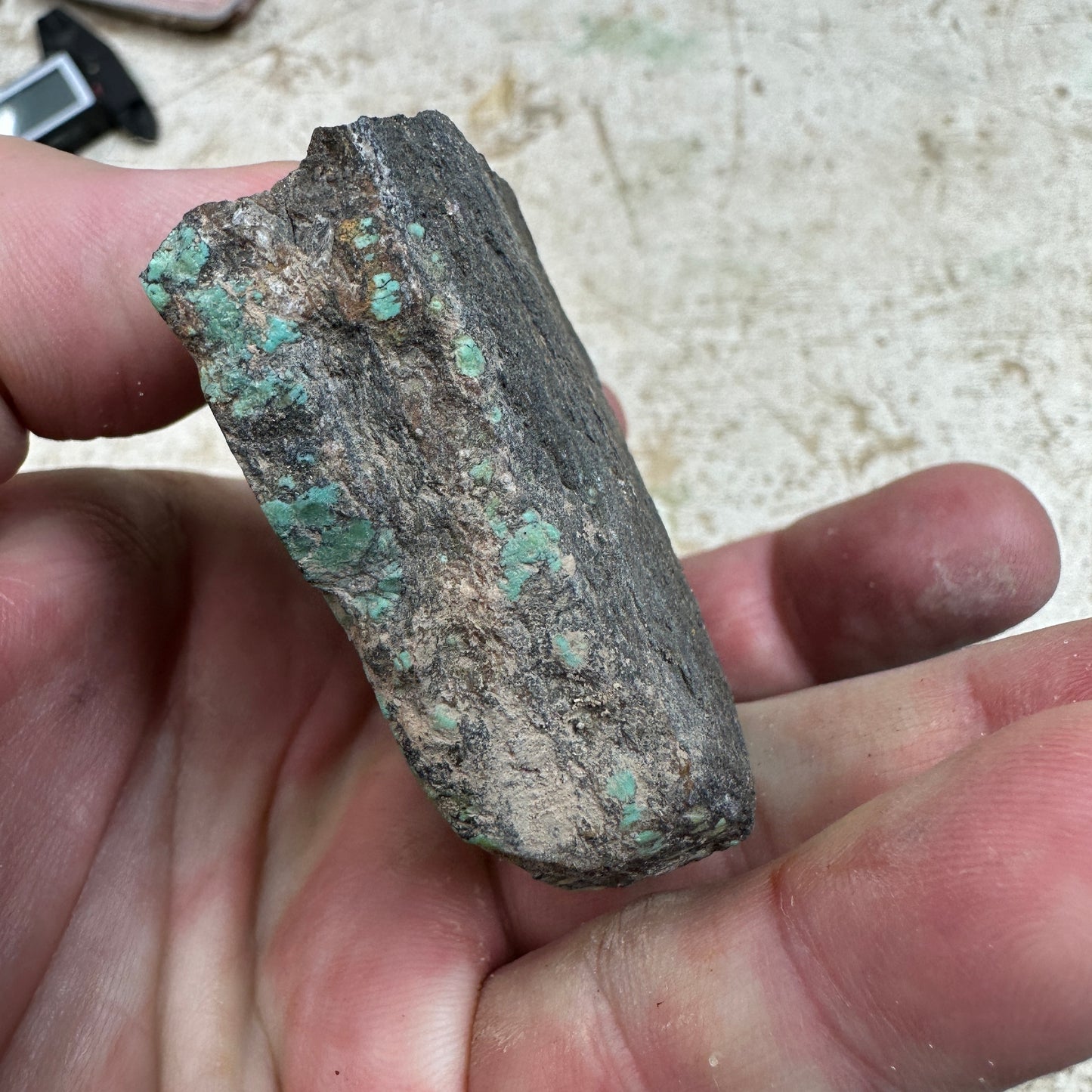 203 gram Hubei Turquoise rough