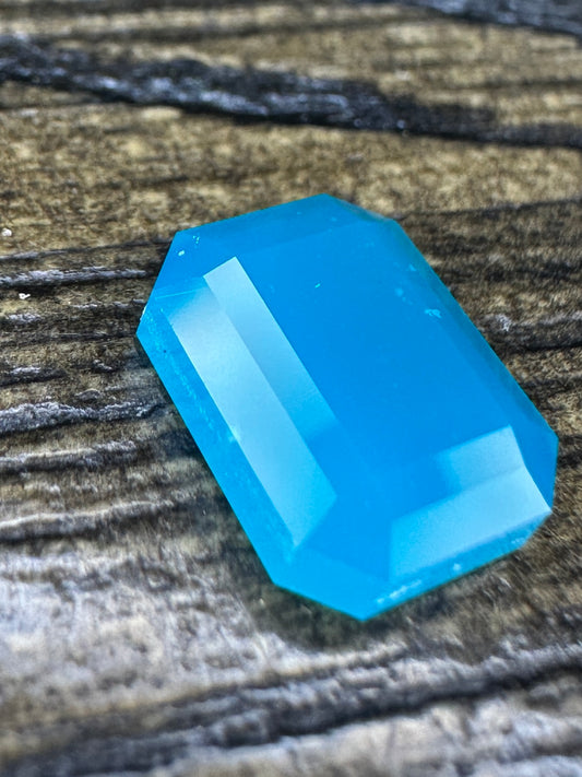 2.59ct GEM SILICA CHRYSOCOLLA Faceted Stone AGT001