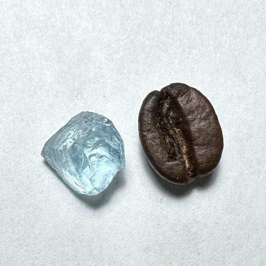 3.46ct AQUAMARINE BERYL Facet Rough