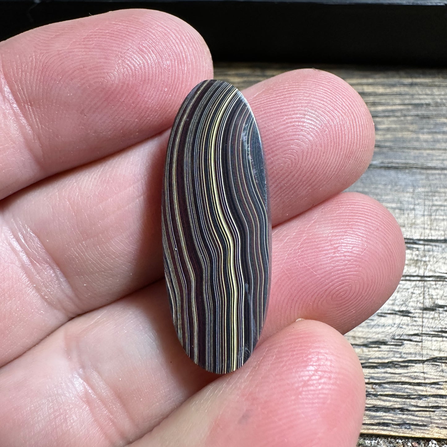 CORVETTE  Fordite cabochon