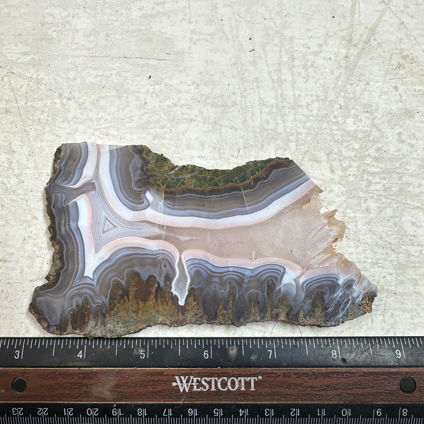 MOROCCAN KERROUCHEN AGATE Slab - 143 grams