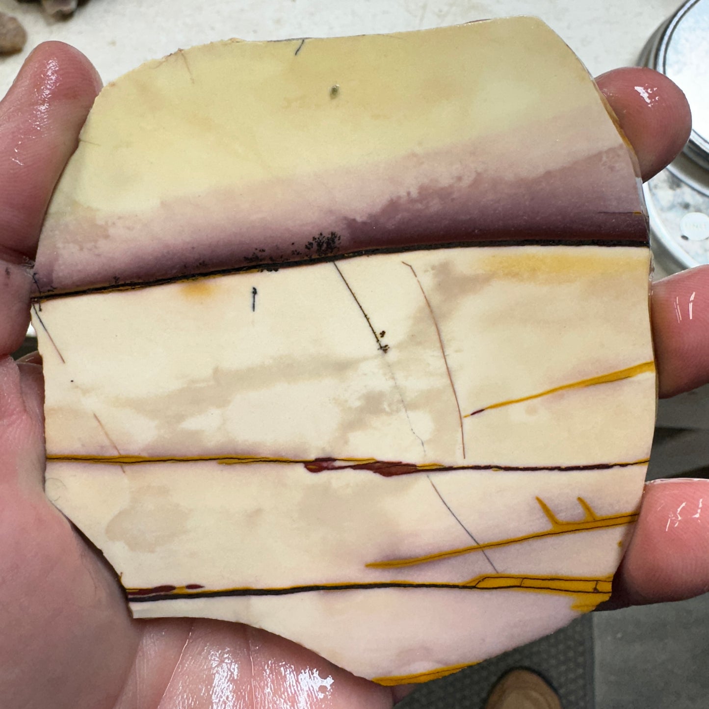 PASTEL MOOKAITE Slab - 122 grams