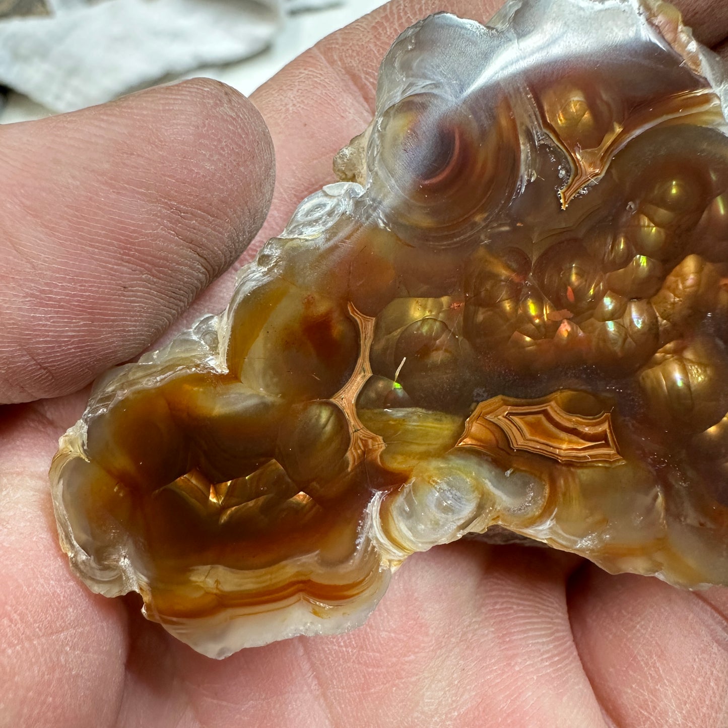 AGUASCALIENTES FIRE AGATE Polished Specimen