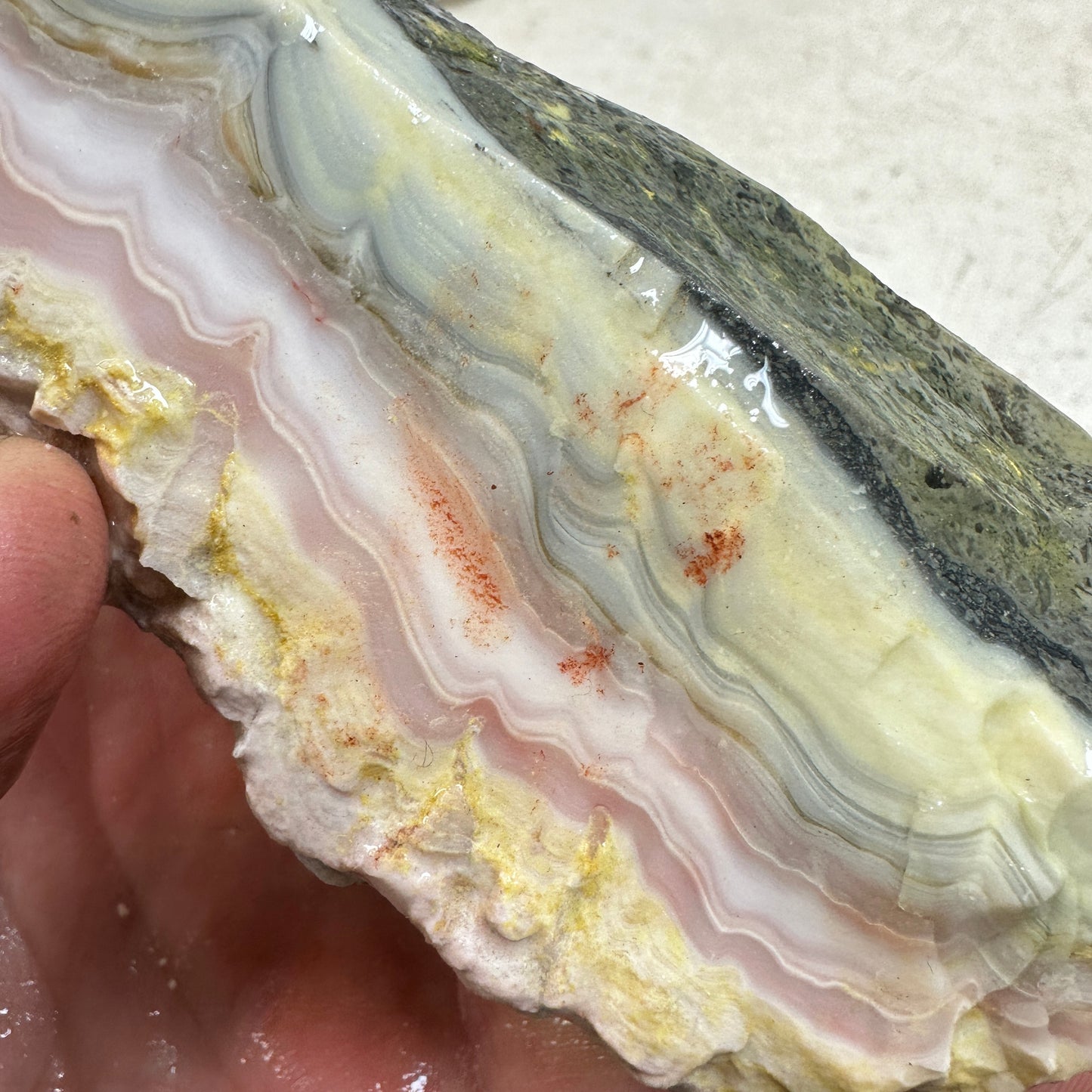 WINDY MOUNTAIN AGATE Rough - 1.09 Pounds